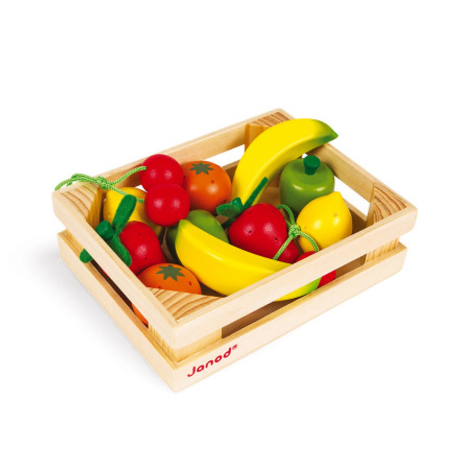 Janod Cagette De 12 Fruits 1 Janod Cagette De 12 Fruits