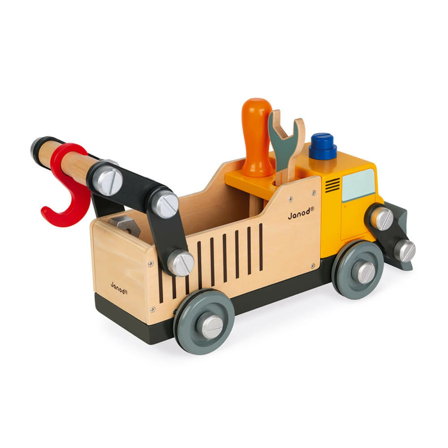 Janod Camion De Chantier Brico'Kids 2 Janod Camion De Chantier Brico'Kids – Image 2