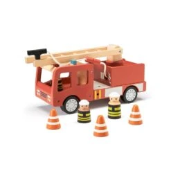 Kids Concept Camion De Pompiers Aiden En Bois -Jouet Promos Boutique camion de pompiers aiden en bois kids concept.xw2xsb.max