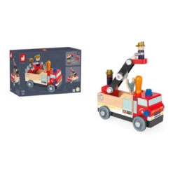 Janod Camion De Pompiers Brico'Kids -Jouet Promos Boutique camion de pompiers bricokids janod.1b3cgx.max