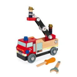 Janod Camion De Pompiers Brico'Kids -Jouet Promos Boutique camion de pompiers bricokids janod.7ldkhm.max