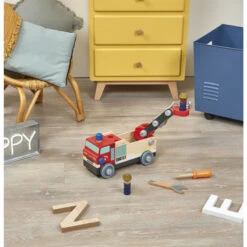 Janod Camion De Pompiers Brico'Kids -Jouet Promos Boutique camion de pompiers bricokids janod.tgn8gw.max