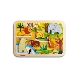 Janod Chunky Puzzle Zoo (7 Pièces)