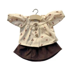 Ensemble Blouse Ecolière Avec Jupe Végétal