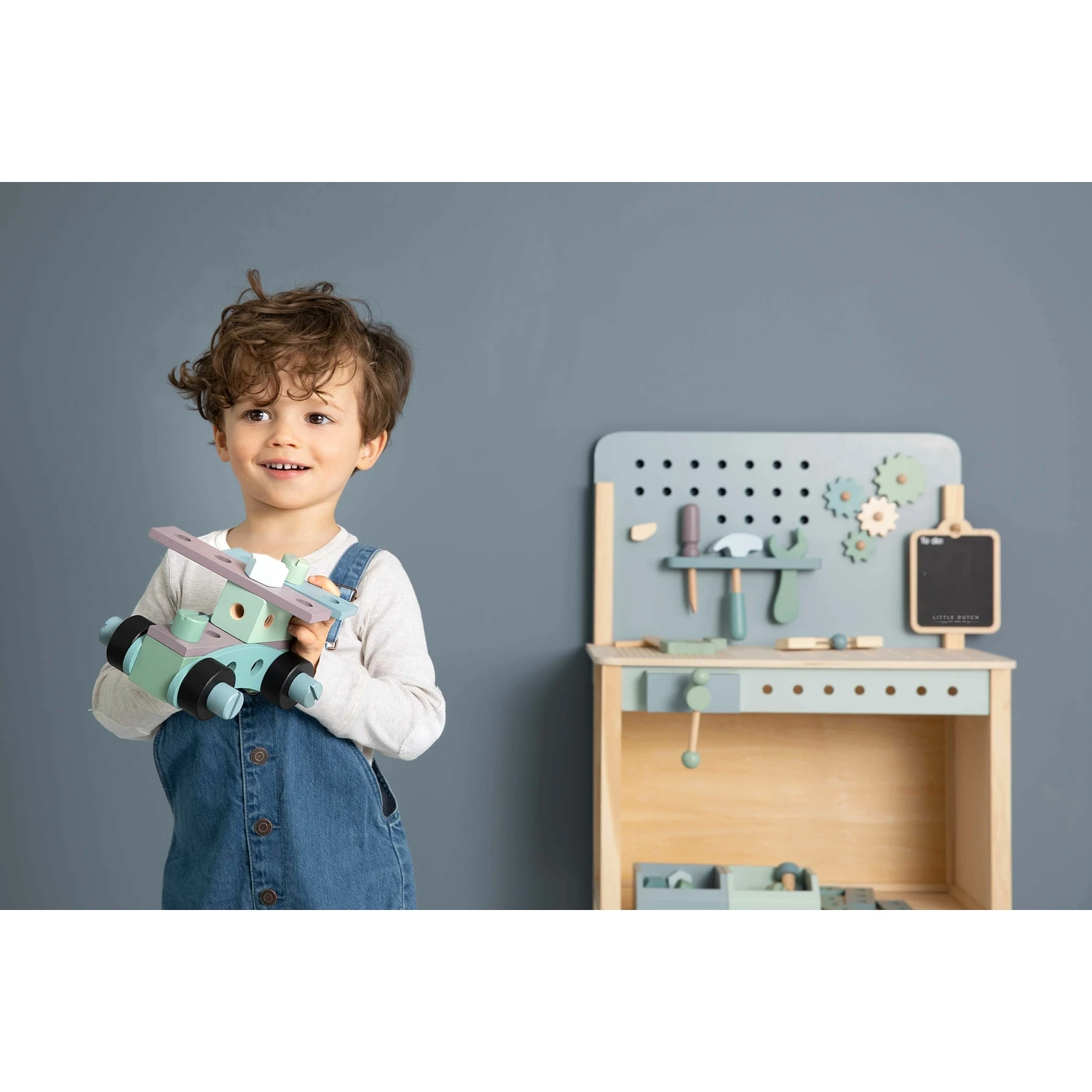 Little Dutch Etabli En Bois Avec Ceinture Porte-outils 6 Little Dutch Etabli En Bois Avec Ceinture Porte-outils – Image 6