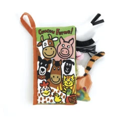 JELLYCAT Livre D'éveil "Coucou Ferme"