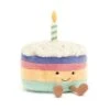 JELLYCAT Peluche Amuseable Gâteau D'Anniversaire Rainbow