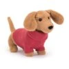 JELLYCAT Peluche Chien Teckel Avec Pull