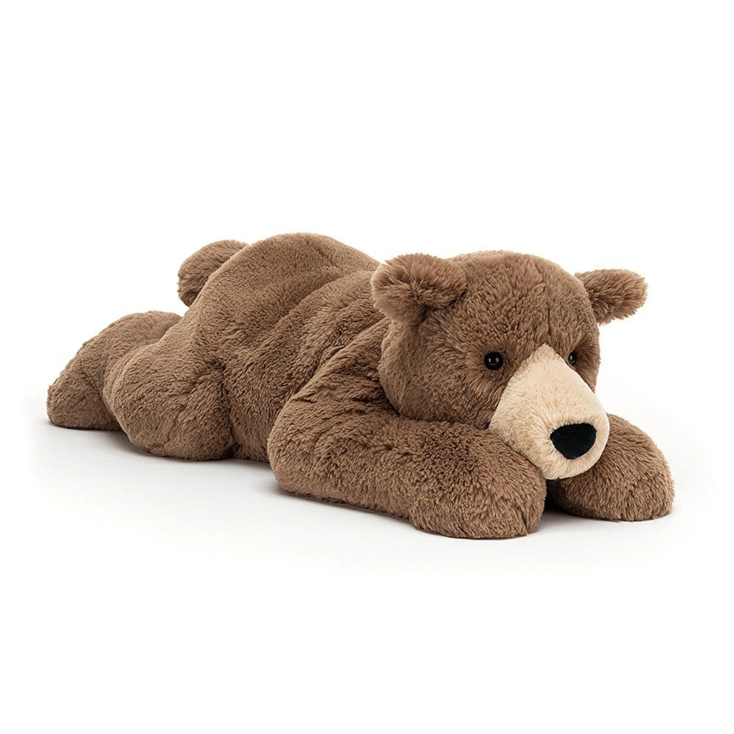 JELLYCAT Peluche Ours Lying Woody 1 JELLYCAT Peluche Ours Lying Woody