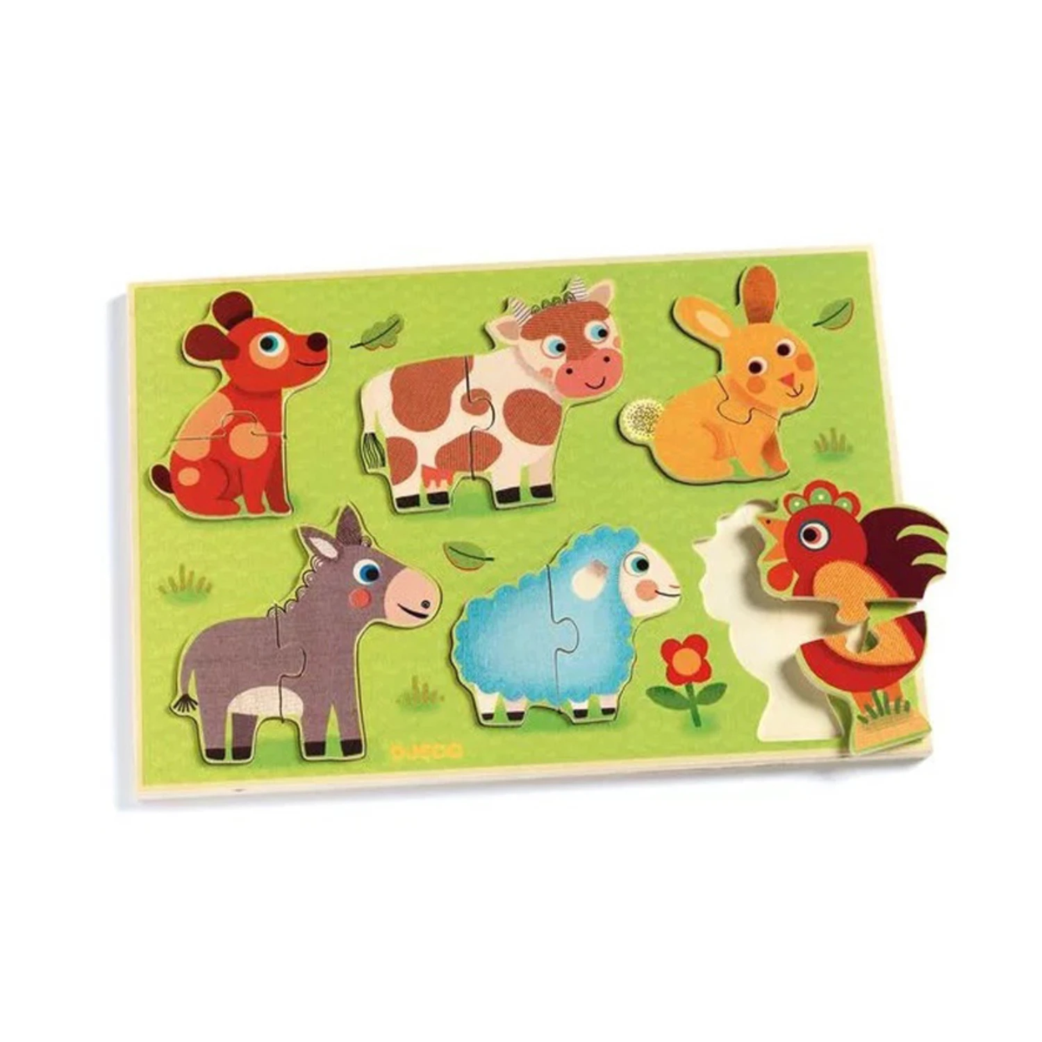 Djeco Puzzle à Encastrer - Coucou Cow 1 Djeco Puzzle à Encastrer - Coucou Cow