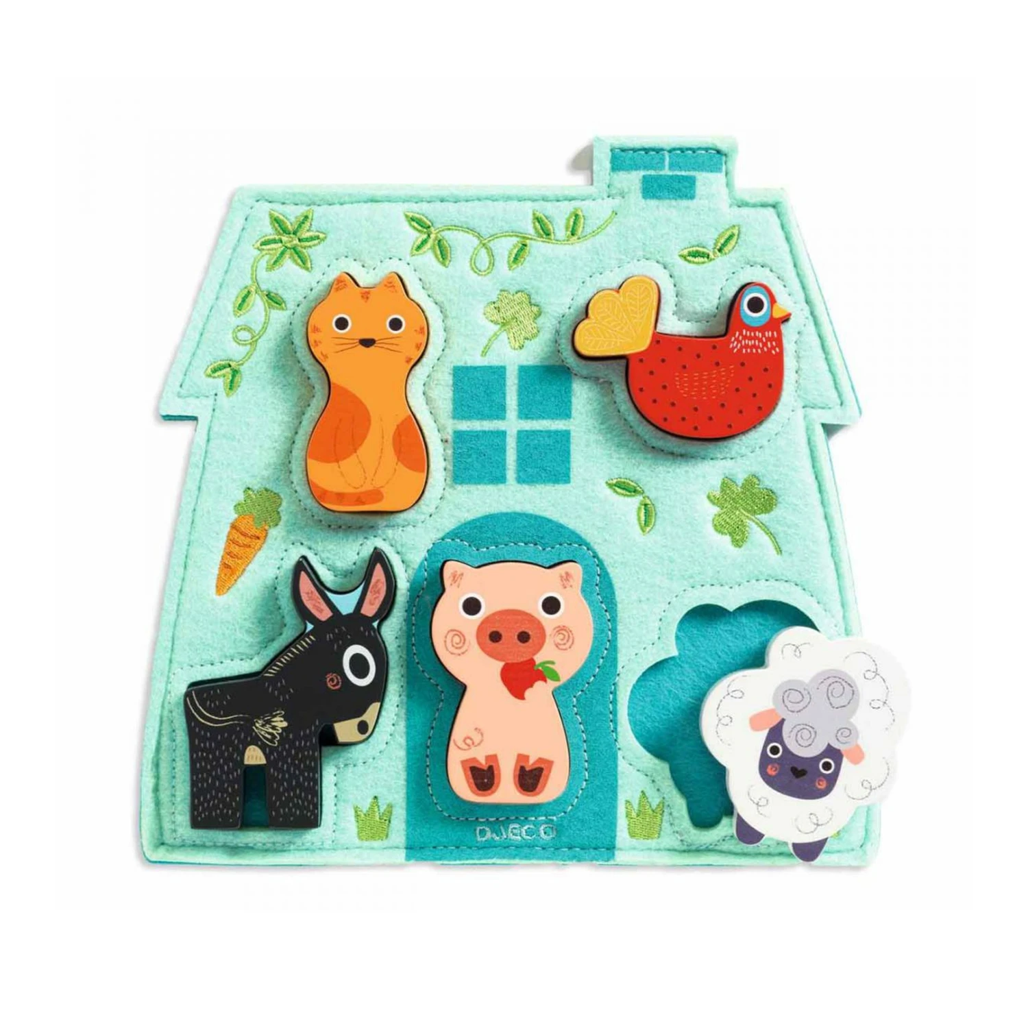 Djeco Puzzle à Encastrer - Mouki 1 Djeco Puzzle à Encastrer - Mouki