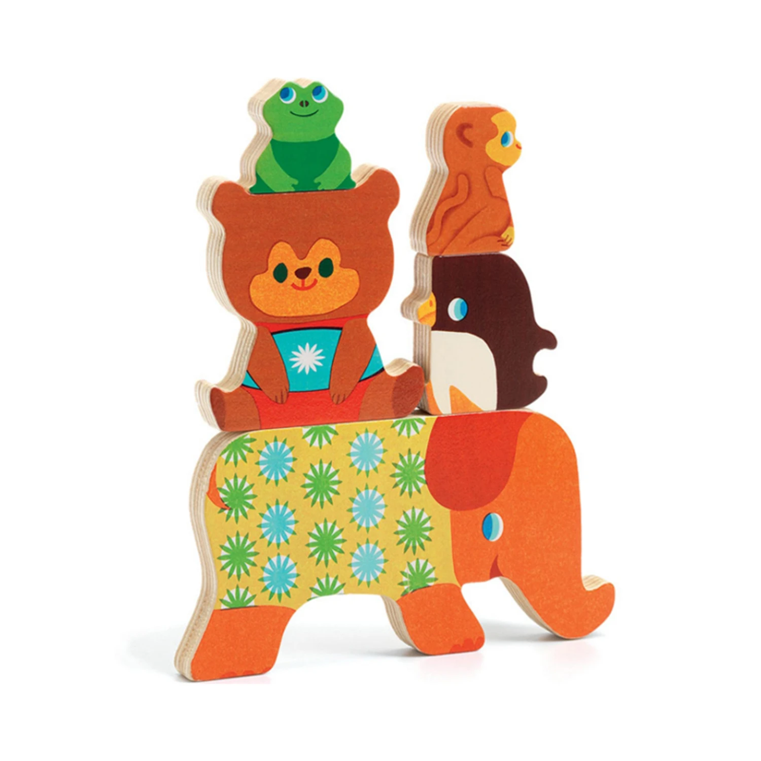 Djeco Puzzle à Encastrer - Woodypile 2 Djeco Puzzle à Encastrer - Woodypile – Image 2