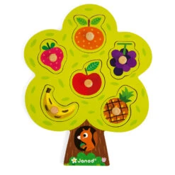 Janod Puzzle Arbre Gourmand (6 Pièces)