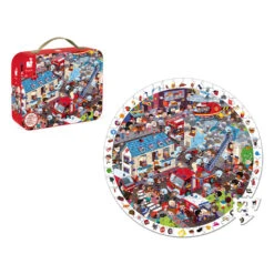 Janod Puzzle D'observation - Pompiers (208 Pièces) 5 Janod Puzzle D'observation - Pompiers (208 Pièces) -Jouet Promos Boutique puzzle dobservation pompiers 208 pieces janod.4j4h37.max