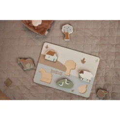 Jollein Puzzle Farm à Encastrer -Jouet Promos Boutique puzzle farm a encastrer jollein.t7ncrf.max
