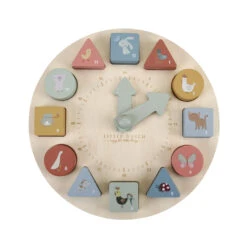 Little Dutch Puzzle Horloge En Bois