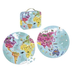 Janod Puzzle Planète Bleue (208 Pièces) -Jouet Promos Boutique puzzle planete bleue 208 pieces janod.1prg6s.max