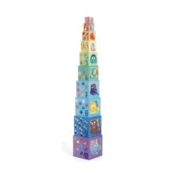 Djeco Pyramide Cubes Arc-en-ciel