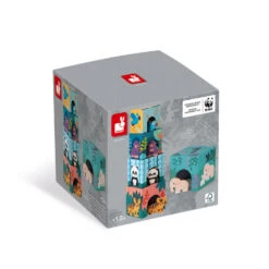 Janod Pyramide Et Figurines En Bois - Les Animaux -Jouet Promos Boutique pyramide et figurines en bois les animaux janod.40b8v6.max