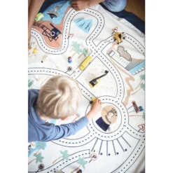 Play&Go Tapis De Jeu / Sac De Rangement L.A. Roadmap -Jouet Promos Boutique tapis de jeu sac de rangement la roadmap play amp go.qbqkwz.max