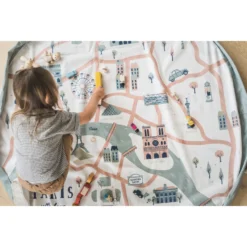 Play&Go Tapis De Jeu / Sac De Rangement Paris Map -Jouet Promos Boutique tapis de jeu sac de rangement paris map play amp go.hfs90f.max