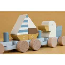 Little Dutch Train à Blocs Sailors Bay -Jouet Promos Boutique train a blocs sailors bay little dutch.971sh4.max